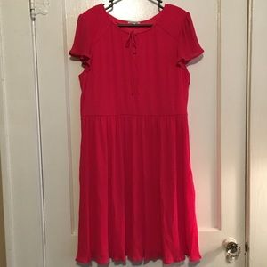 Modcloth Hot Pink Dress